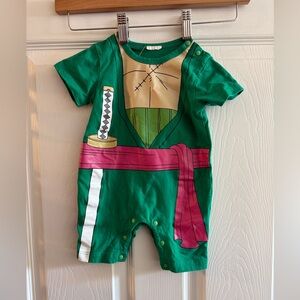 One Piece Zoro Infant Onesie - Size 3-6 months